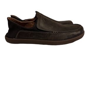 Unstructured By Clark’s Leather Slip on Sz 12